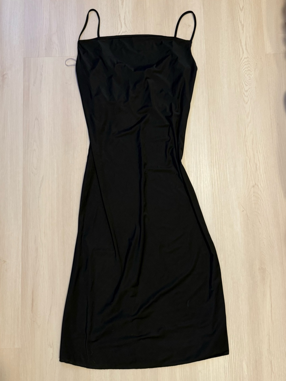Sincerely Jules Black Midi Dress - Sleek Evening Slip